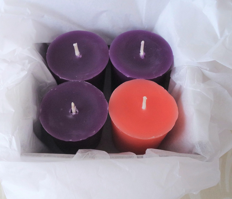 Advent Votives - Set of 4