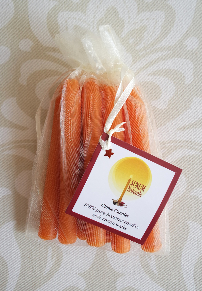 Halloween Chime Candle Set - Orange