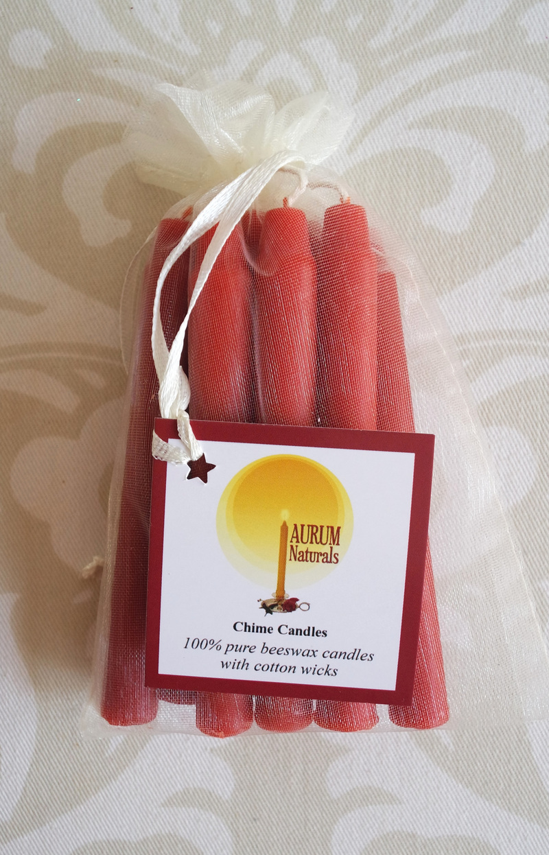Christmas Chime Candle Set - Red