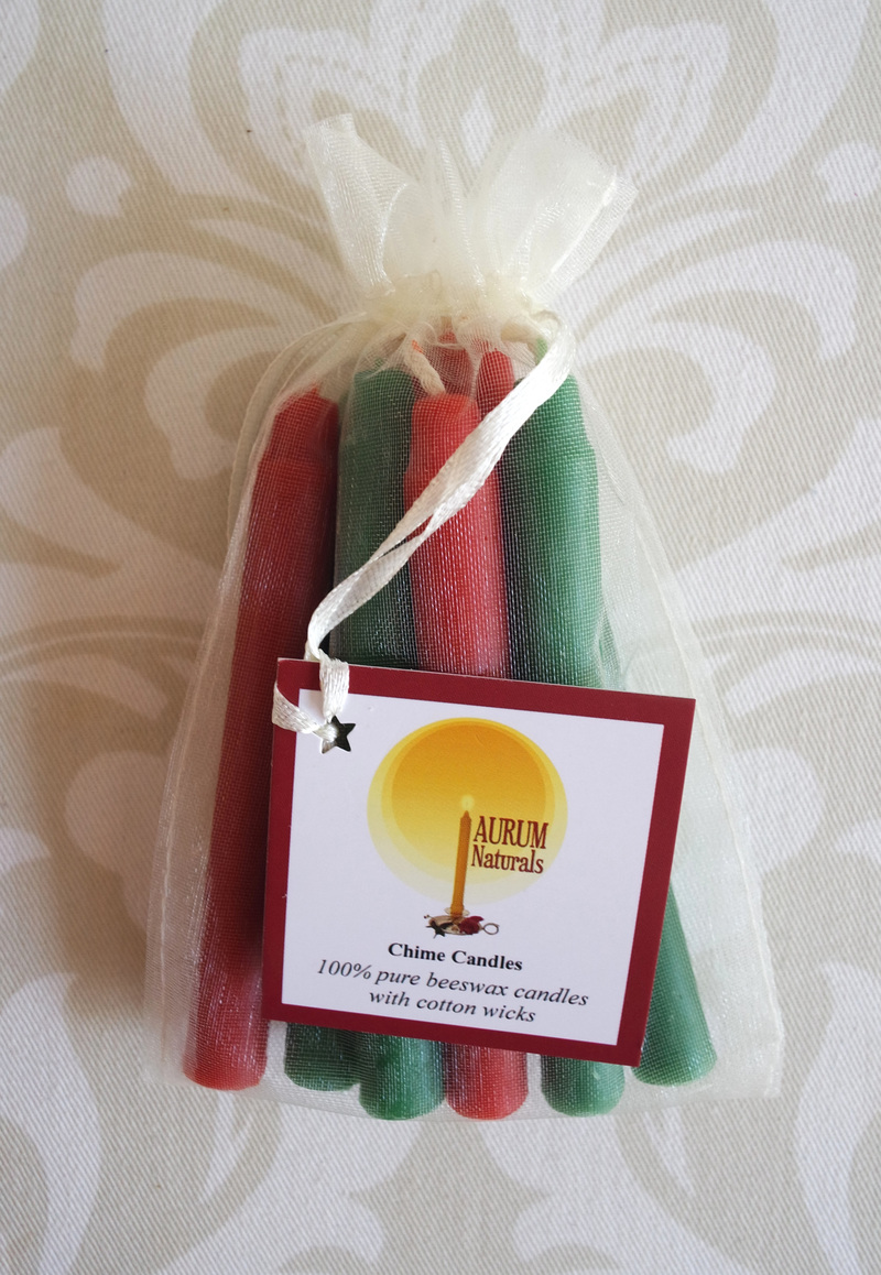 Christmas Chime Candle Set - Red & Green