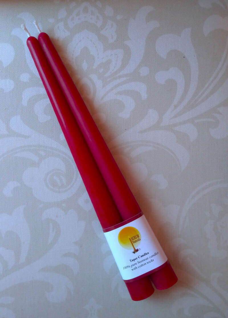 Classic Taper Pair - 10" - Red