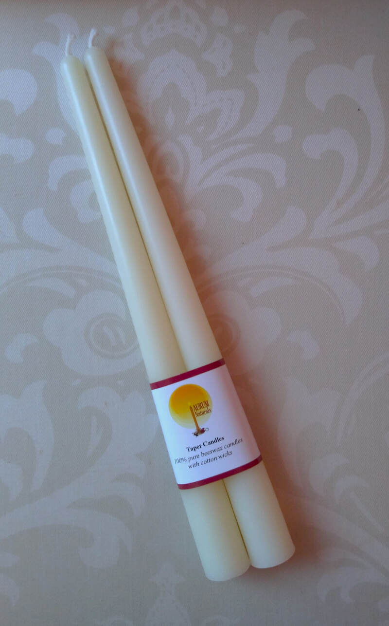 Classic Taper Pair - 10" - White
