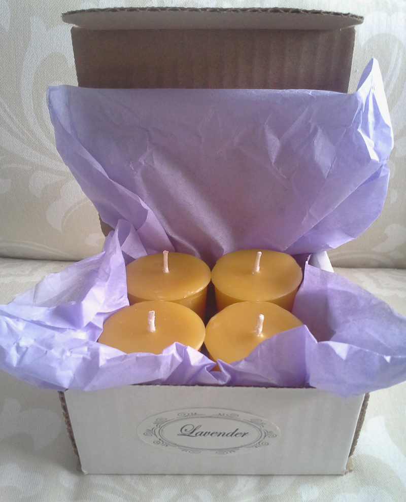 Lavender - Organic Votives Box