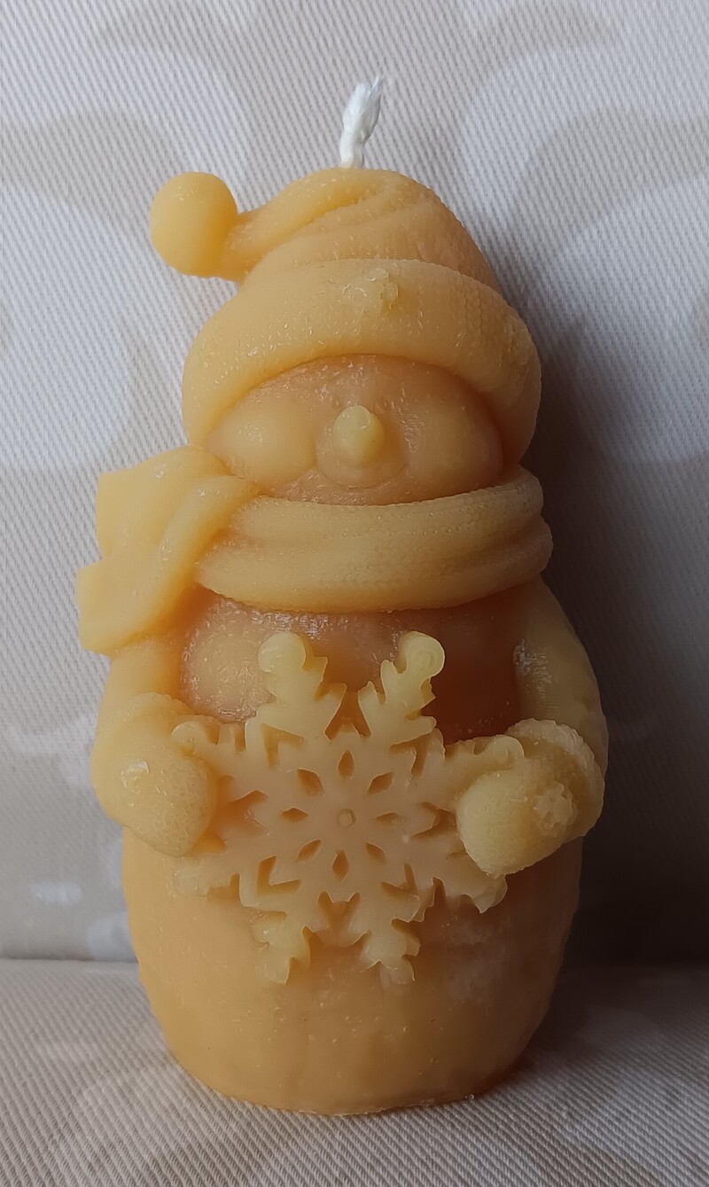 Snowman Votive